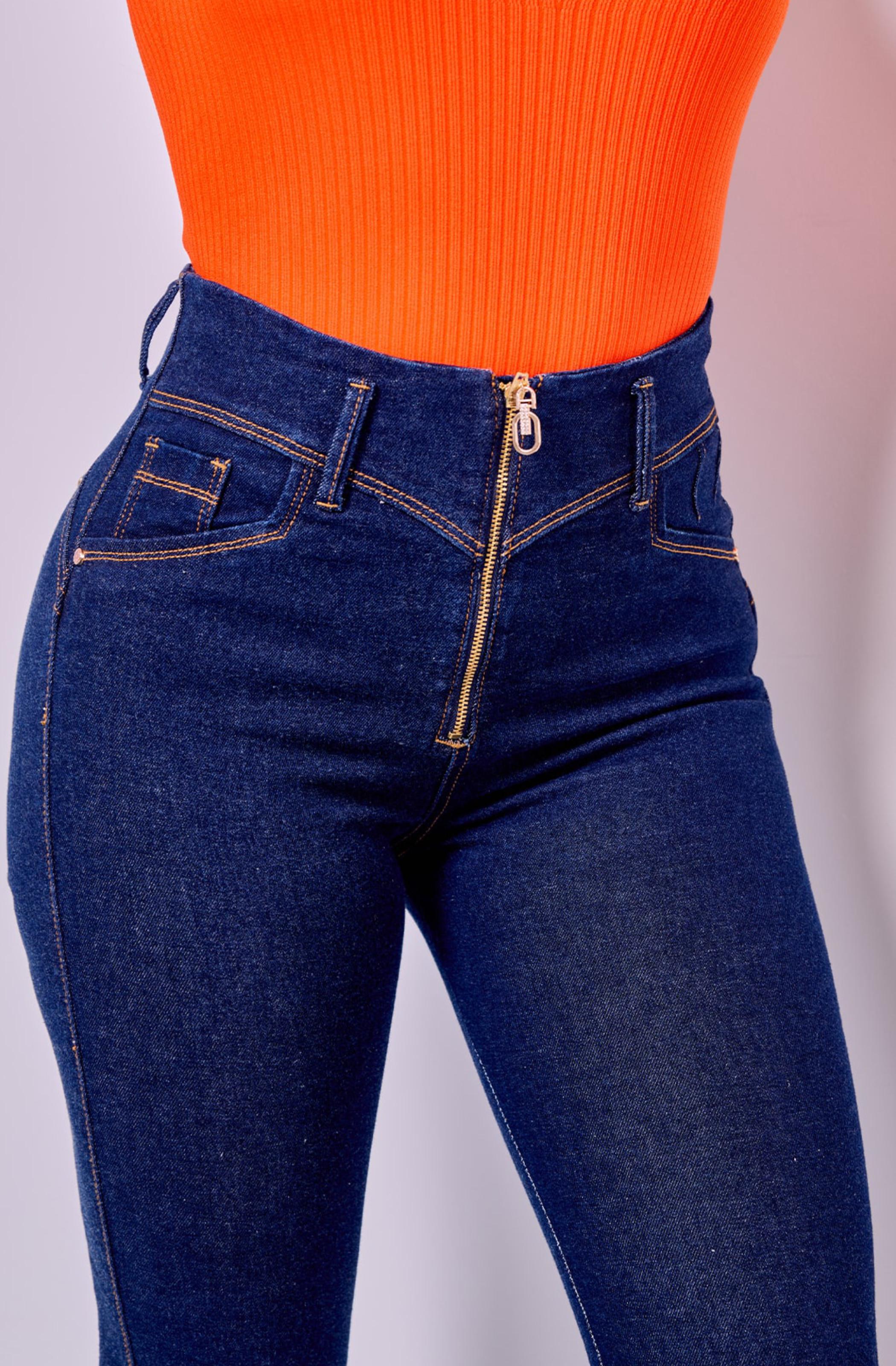 Ref. 10255 -L5320B Jean Colombiano Push Up - Ropa Colombiana