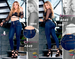 Ref. 568 -A849 Jeans Colombianos Push Up - Ropa Colombiana