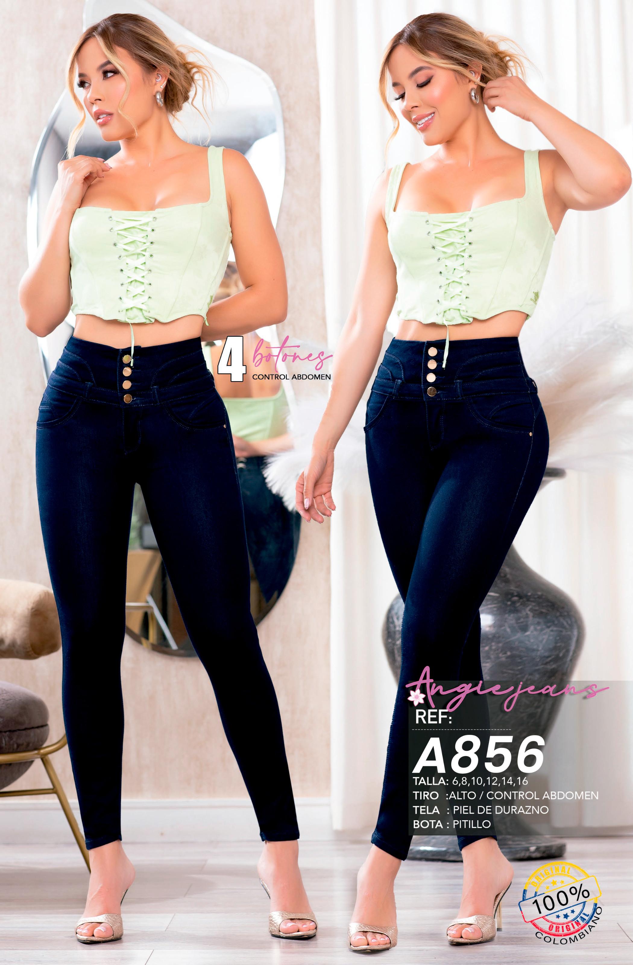 Ref. 568 -A856 Jeans Colombianos Push Up - Ropa Colombiana