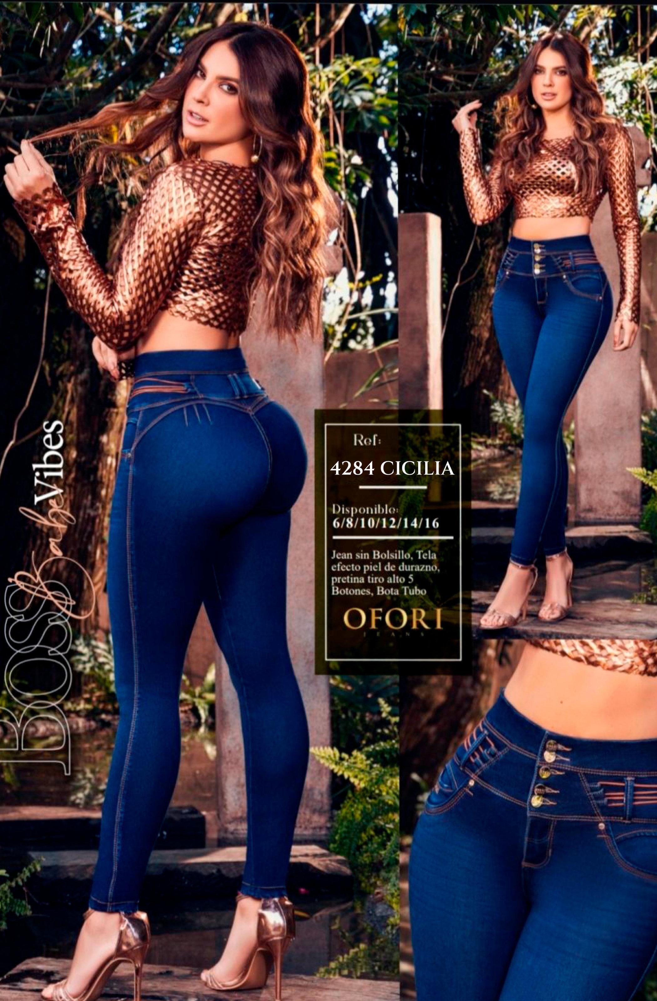 Ref. 8521447 -4284 CICILIA Jean Push Up Colombiano