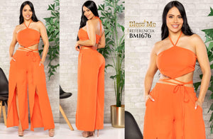 Ref. 058 -BM1676 Conjunto Largo Colombiano - Ropa Colombiana