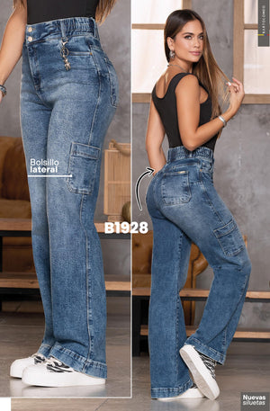 Ref. 57415520 -B1928 Jean Colombiano Push Up - Ropa Colombiana
