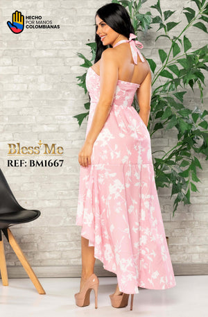 Ref. 058 -BM1667 Vestido de Fiesta Largo - Ropa Colombiana
