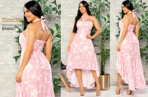 Ref. 058 -BM1667 Vestido de Fiesta Largo - Ropa Colombiana