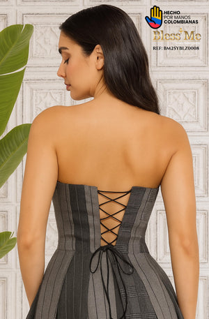 Ref. 5214002 -BM25YBLZ0008 Conjunto colombiano con estilo y actitud - Ropa Colombiana