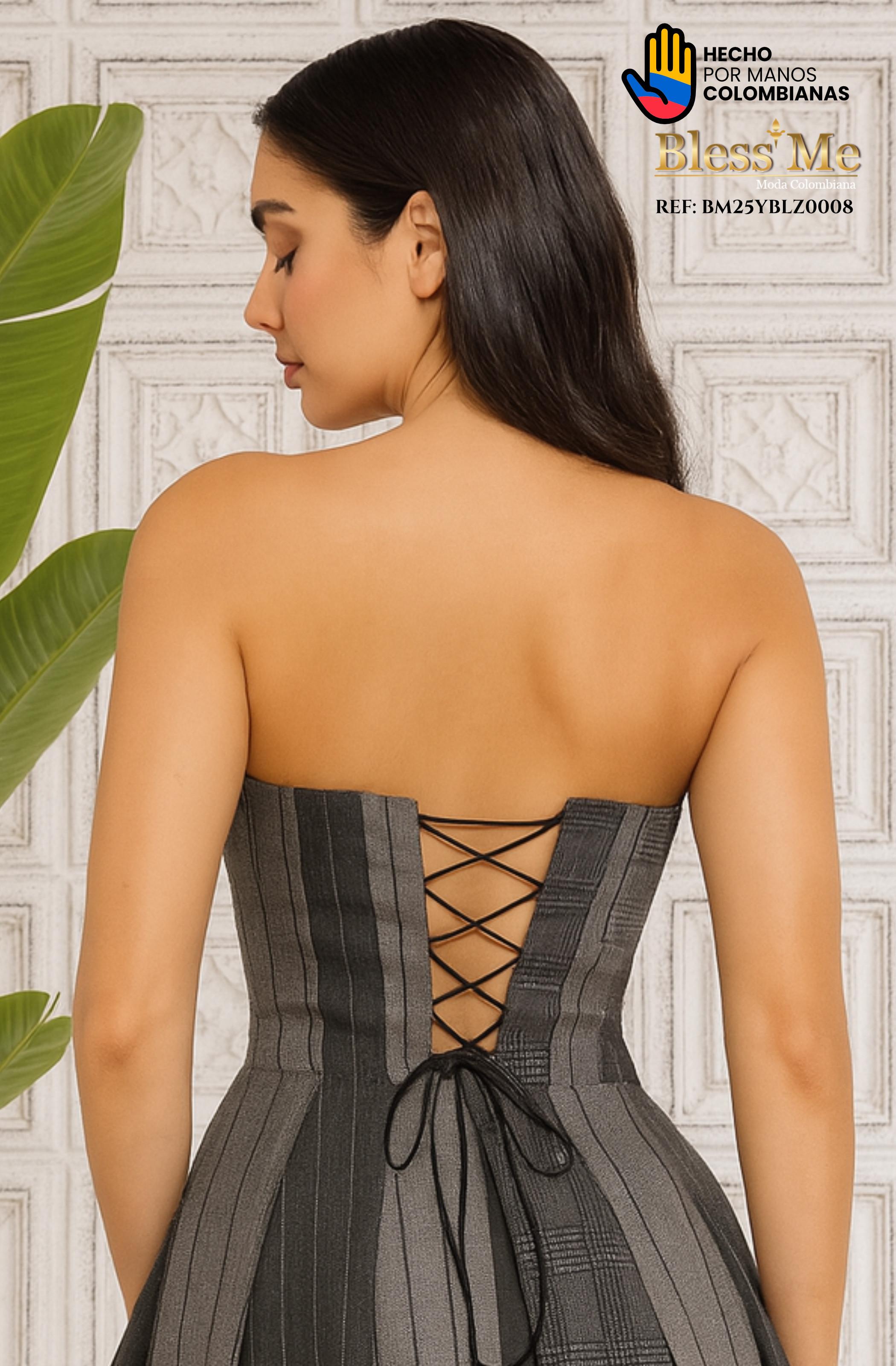 Ref. 5214002 -BM25YBLZ0008 Conjunto colombiano con estilo y actitud