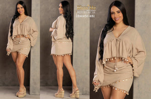 Ref. 5214002 -BM451-481 Conjunto Mini Falda - Ropa Colombiana