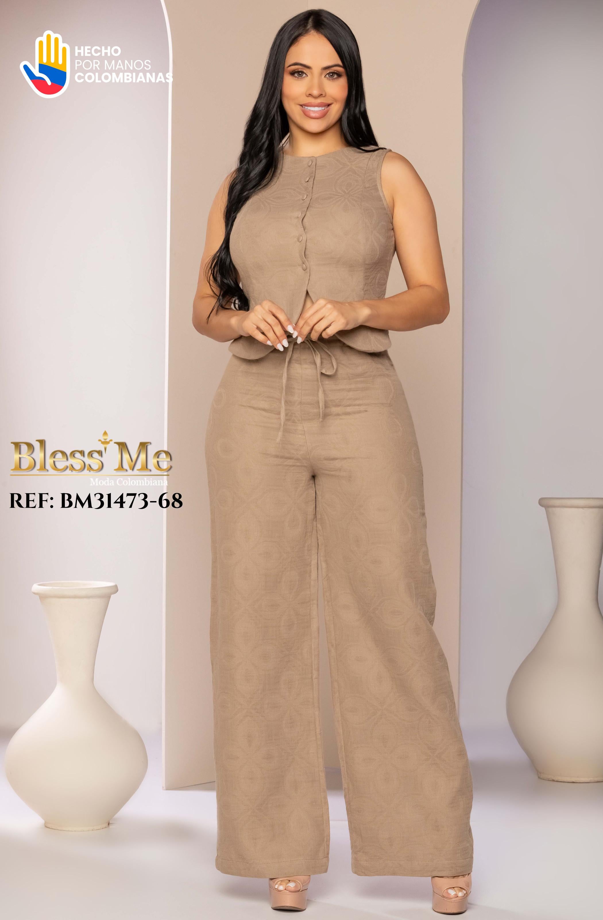 Ref. 5214002 -BM31473-68 Conjunto de Pantalón y Blusa