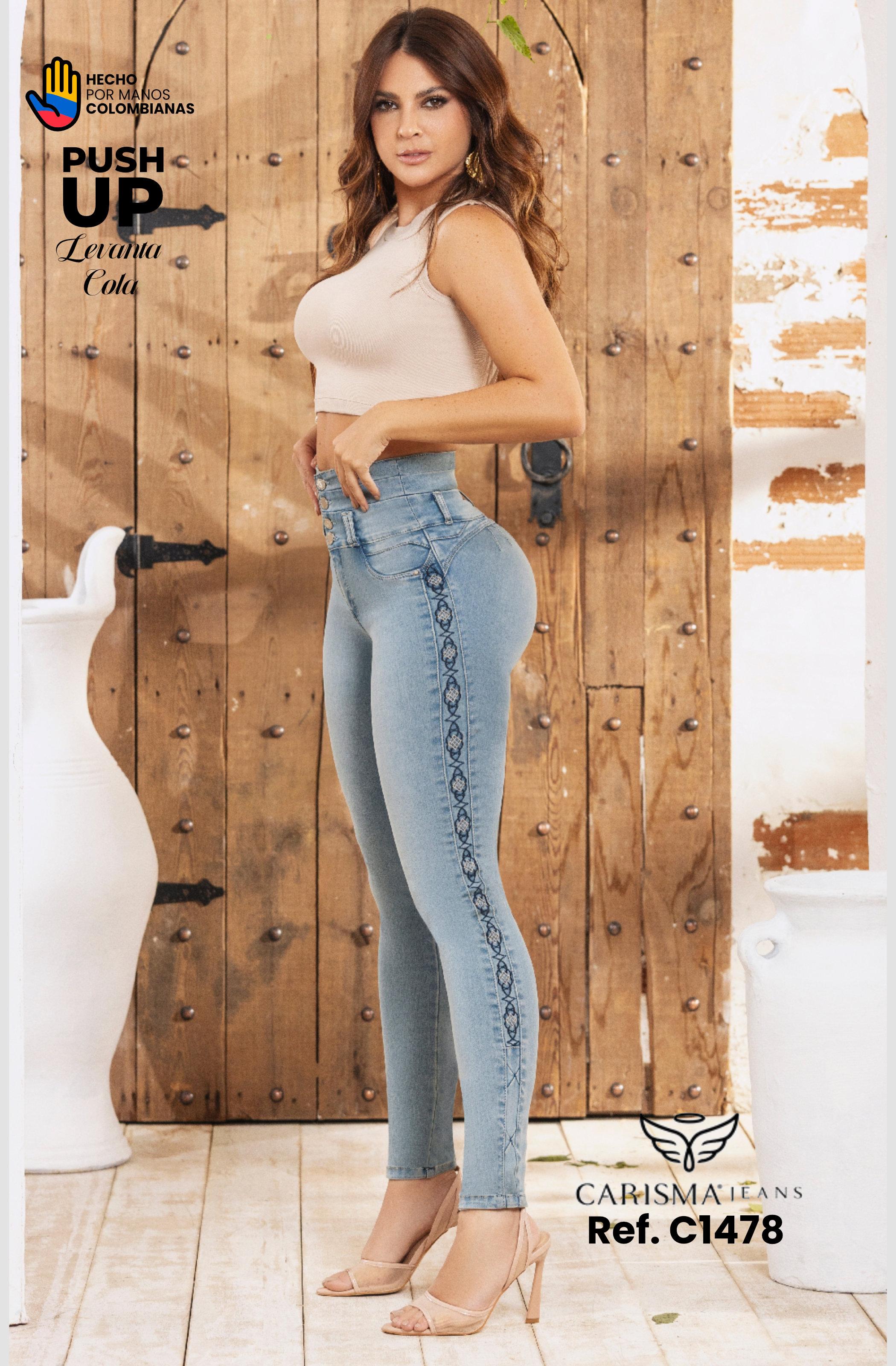 Ref. 070 -C1478 Jeans Colombianos Push Up