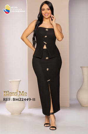 Ref. 5214002 -BM22449-11  Conjunto Falda Larga - Ropa Colombiana