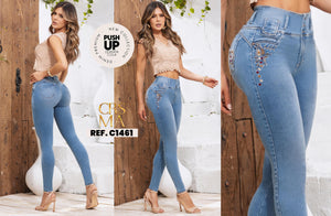 Ref. 070 -C1461 Jeans Colombianos Push Up - Ropa Colombiana