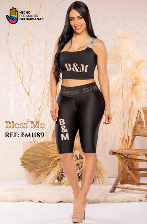 Ref. 058 -BM1189 Conjunto deportivo capri colombiano - Ropa Colombiana