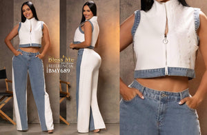 Ref. 085 -BMY689 Conjunto Largo - Ropa Colombiana