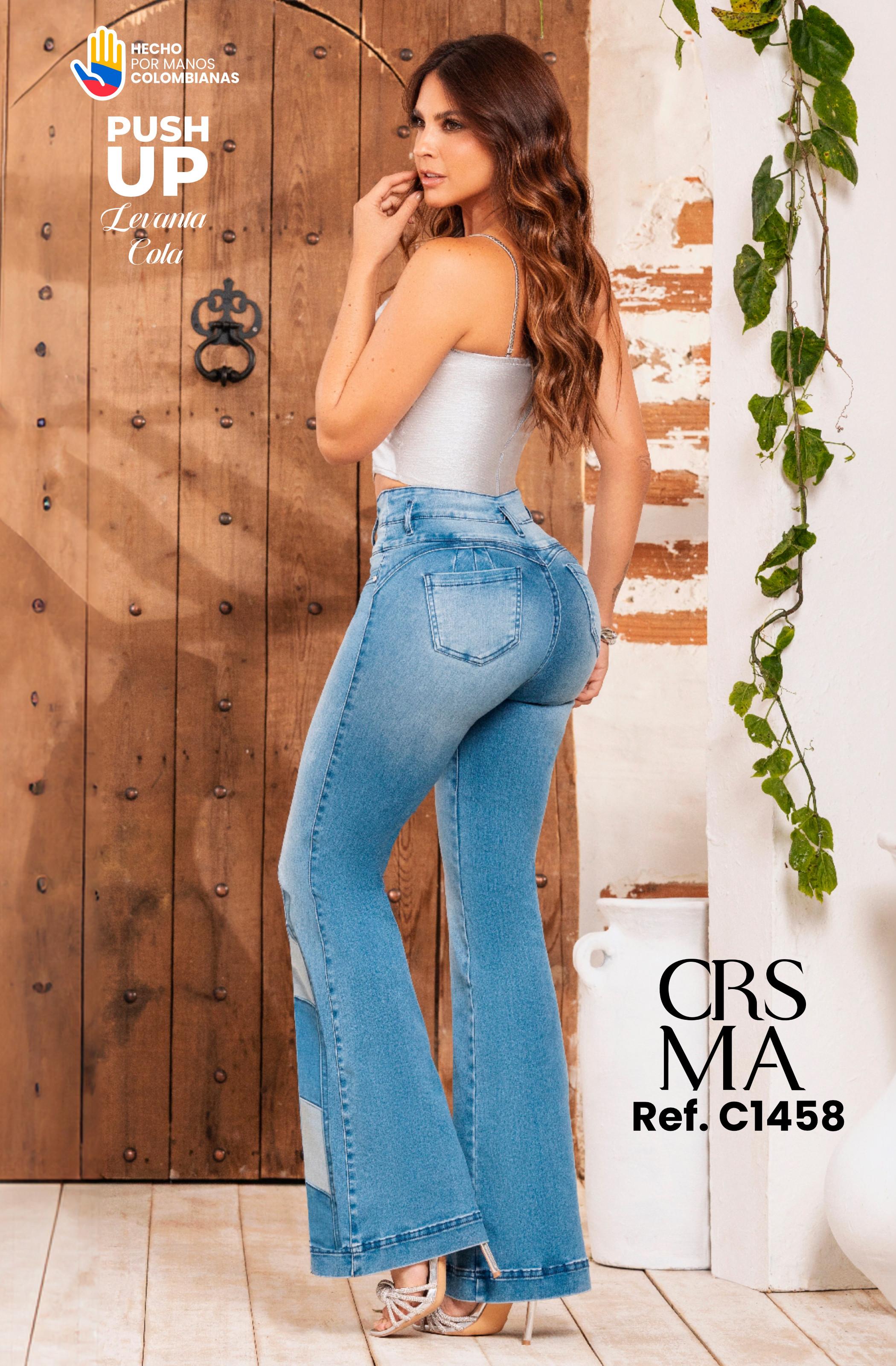 Ref. 070 -C1458 Jeans Colombianos Push Up