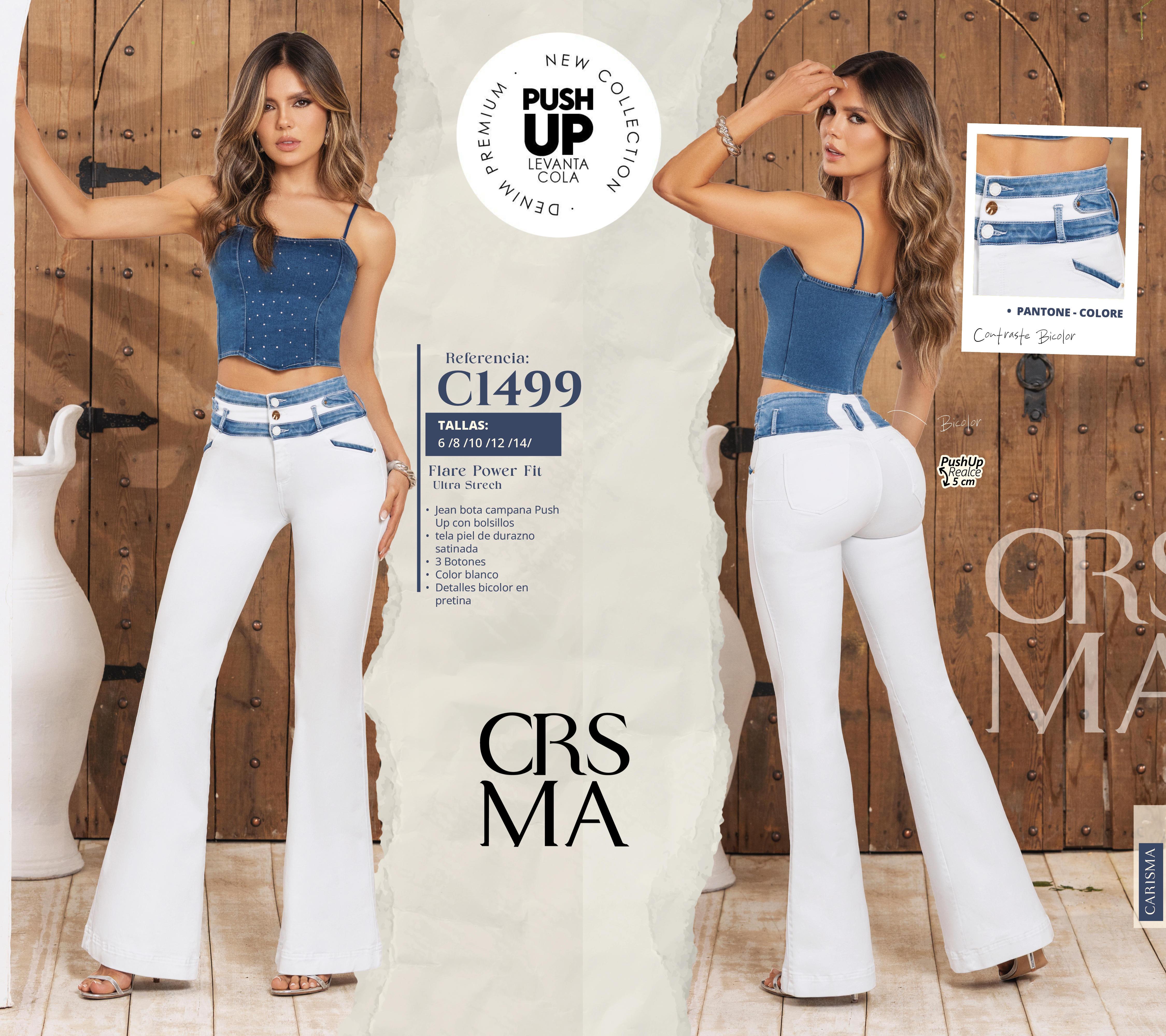 Ref. 070 -C1499 Jeans Push Up Colombianos - Ropa Colombiana