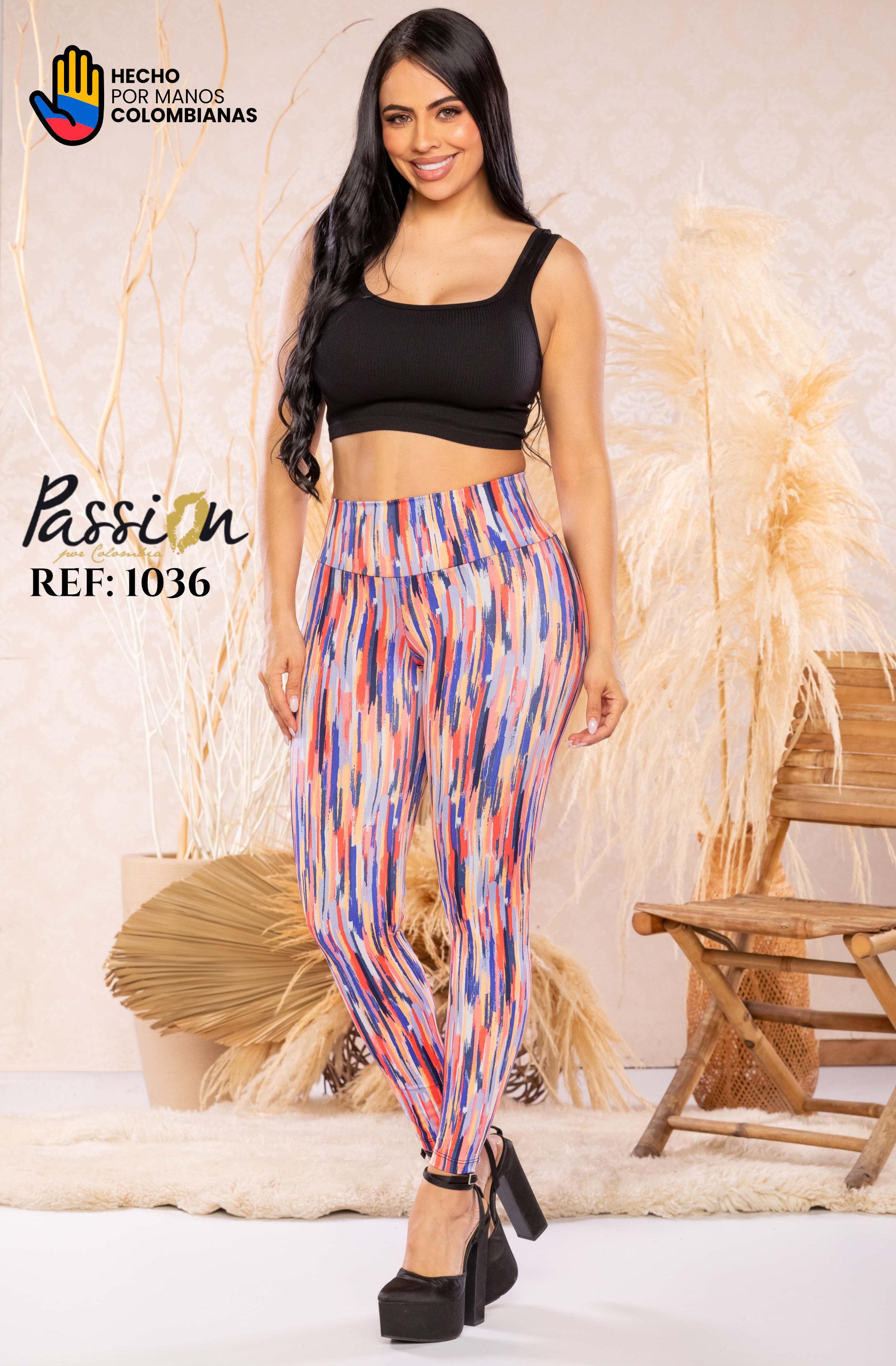 Ref. 008 -1036 Leggins Reductor Levanta Cola - Ropa Colombiana