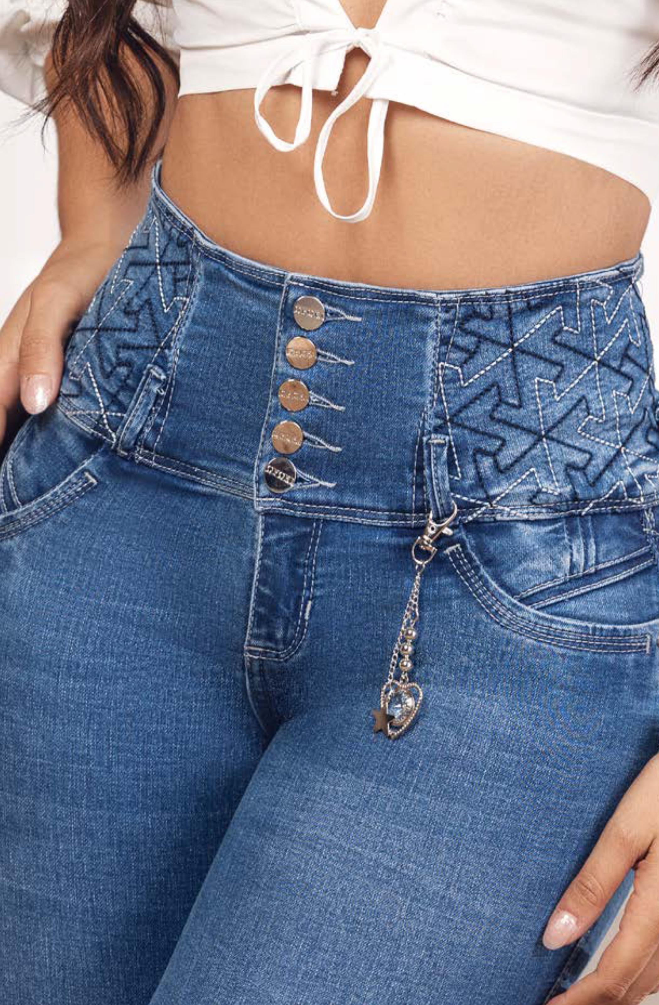 Ref. 8521447 -4301 VIVIAN Jeans Push Up Colombianos - Ropa Colombiana