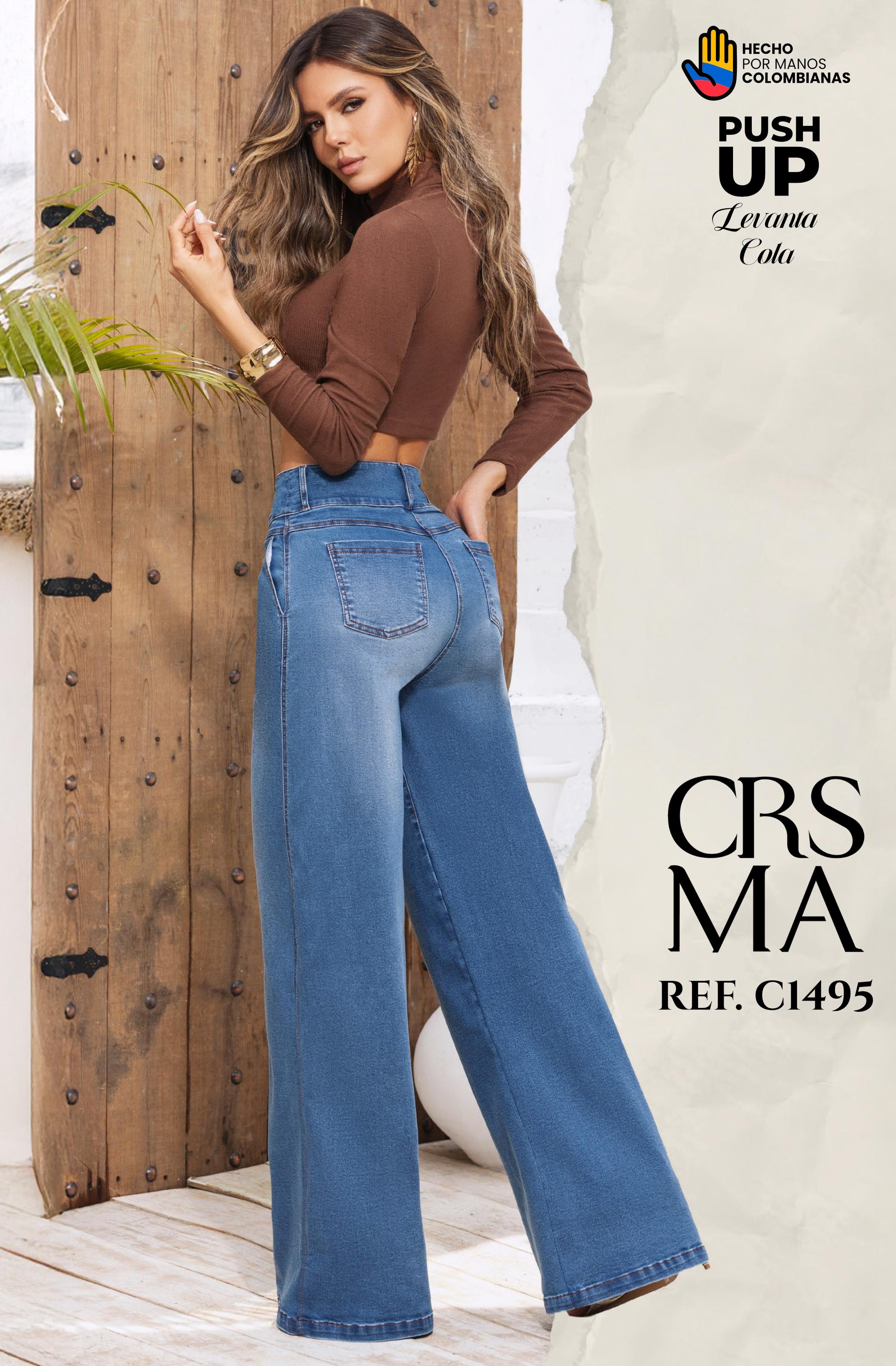 Ref. 070 -C1495 Jeans Push Up Colombianos