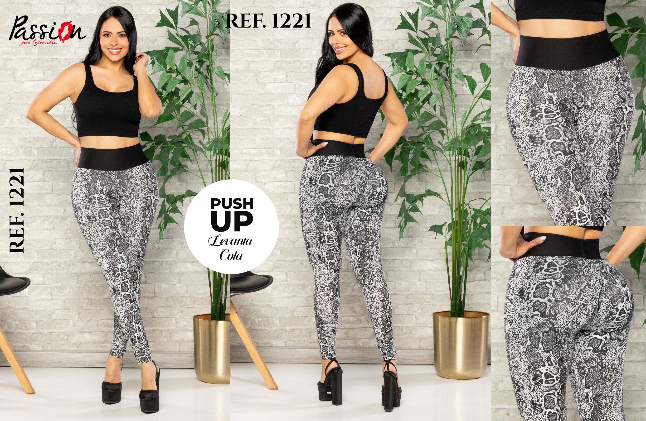 Ref. 015 -1221 LEGGINS DAMA LEVANTACOLA - Ropa Colombiana