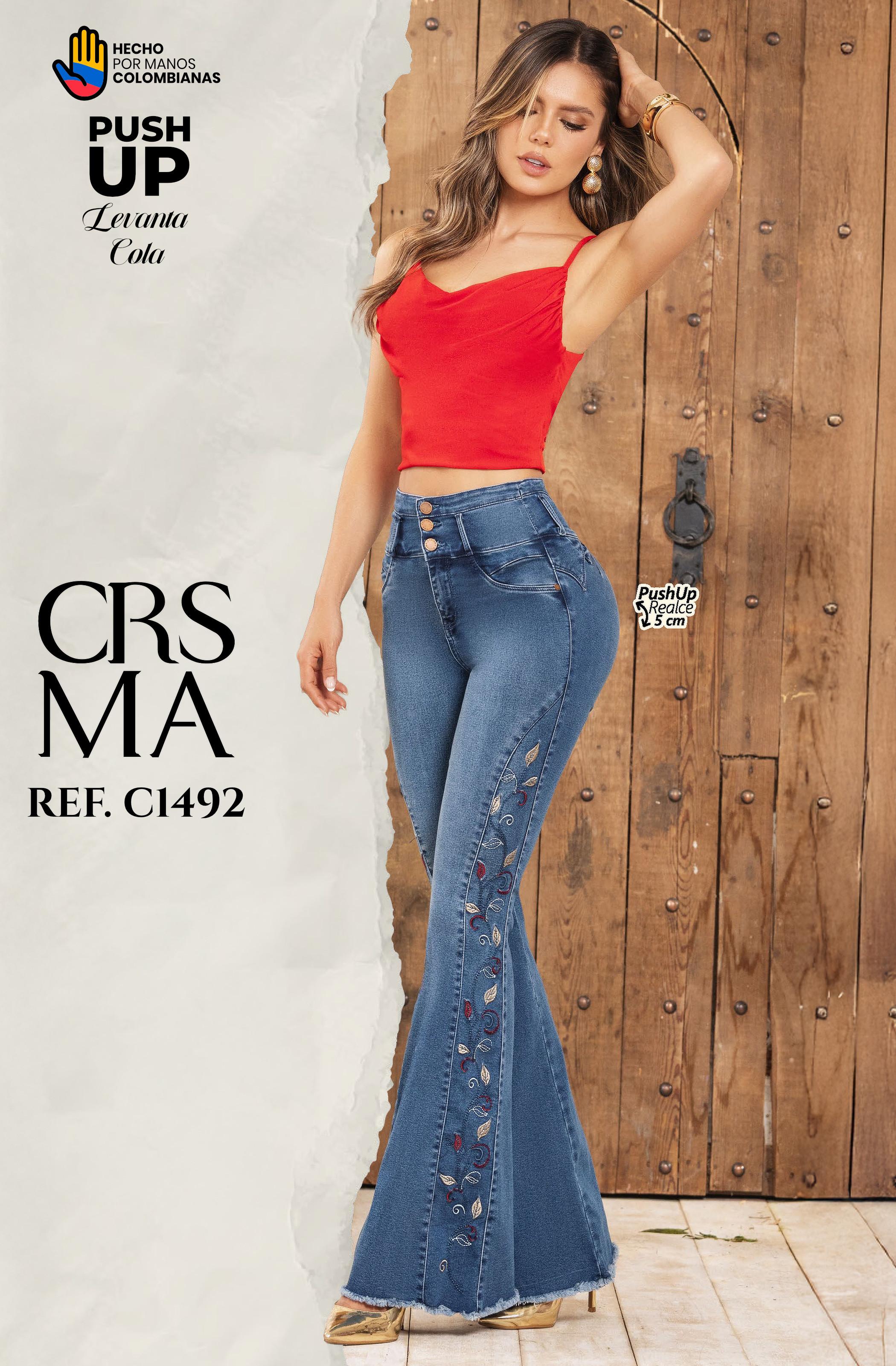 Ref. 070 -C1492 Jeans Push Up Colombianos