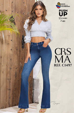 Ref. 070 -C1497 Jeans Push Up Colombianos - Ropa Colombiana