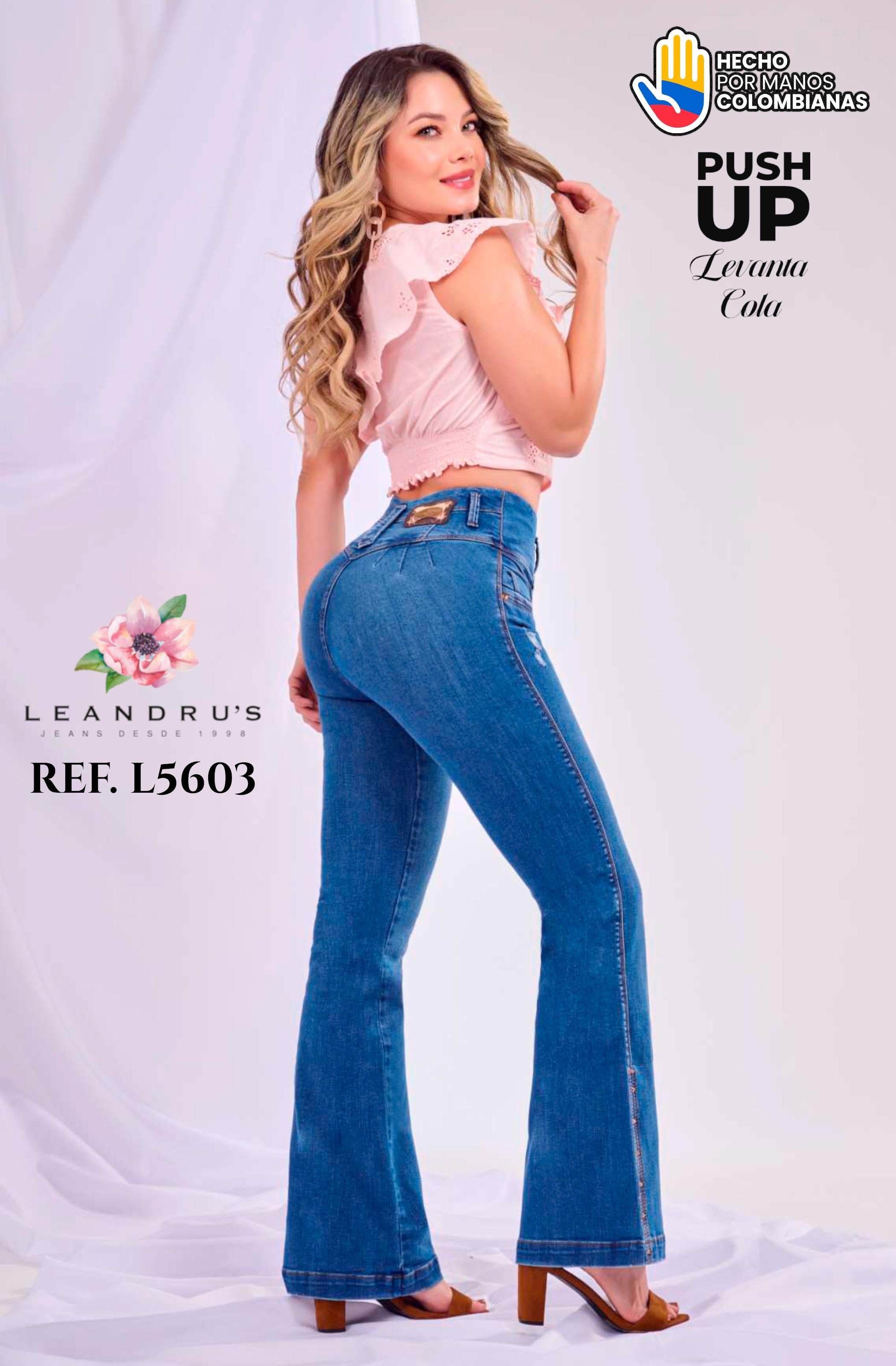 Ref. 10255 -L5603 Jeans Push Up Colombianos