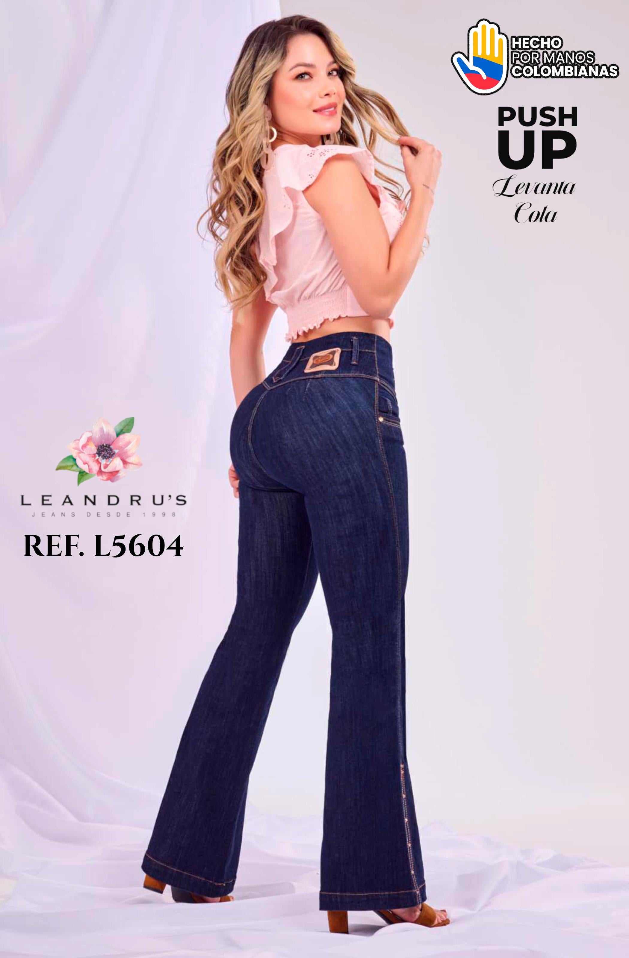 Ref. 10255 -L5604 Jeans Push Up Colombianos