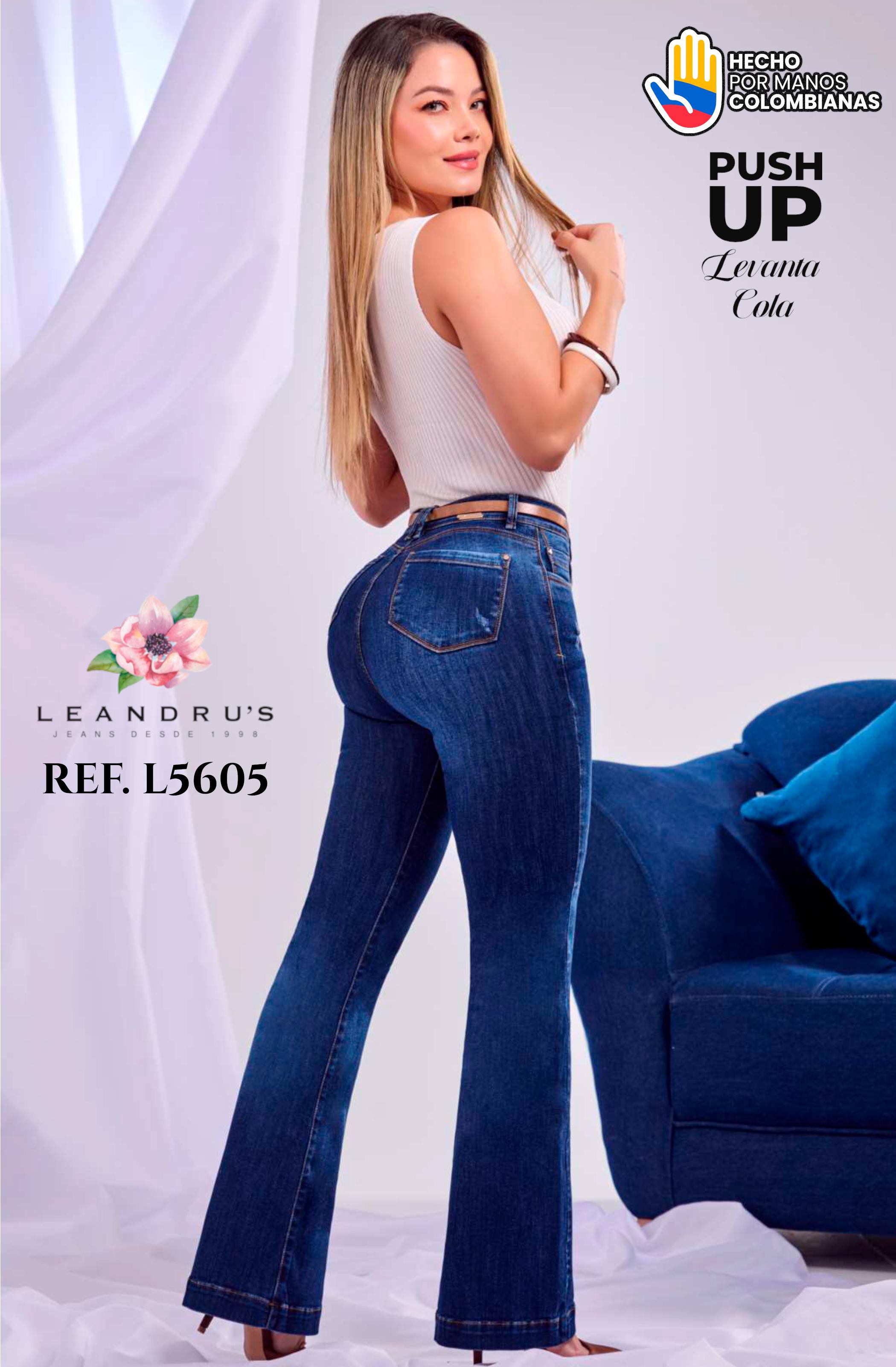 Ref. 10255 -L5605 Jeans Push Up Colombianos