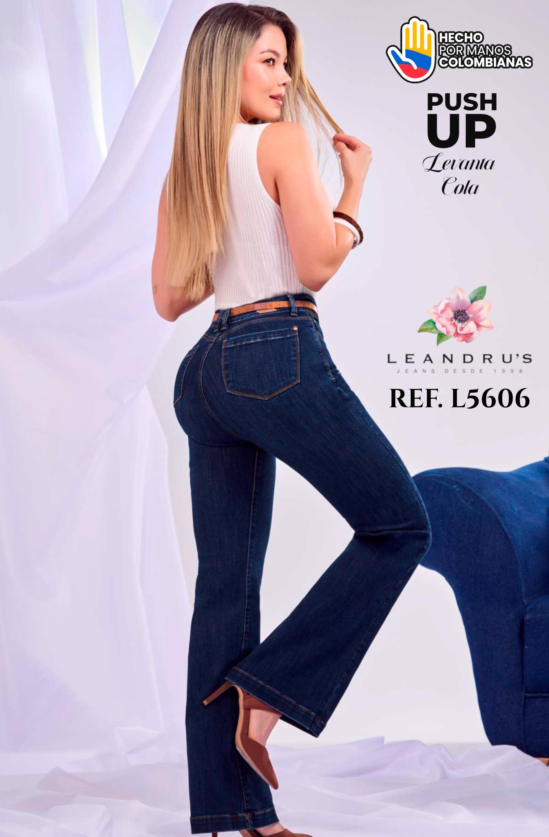 Ref. 10255 -L5606 Jeans Push Up Colombianos