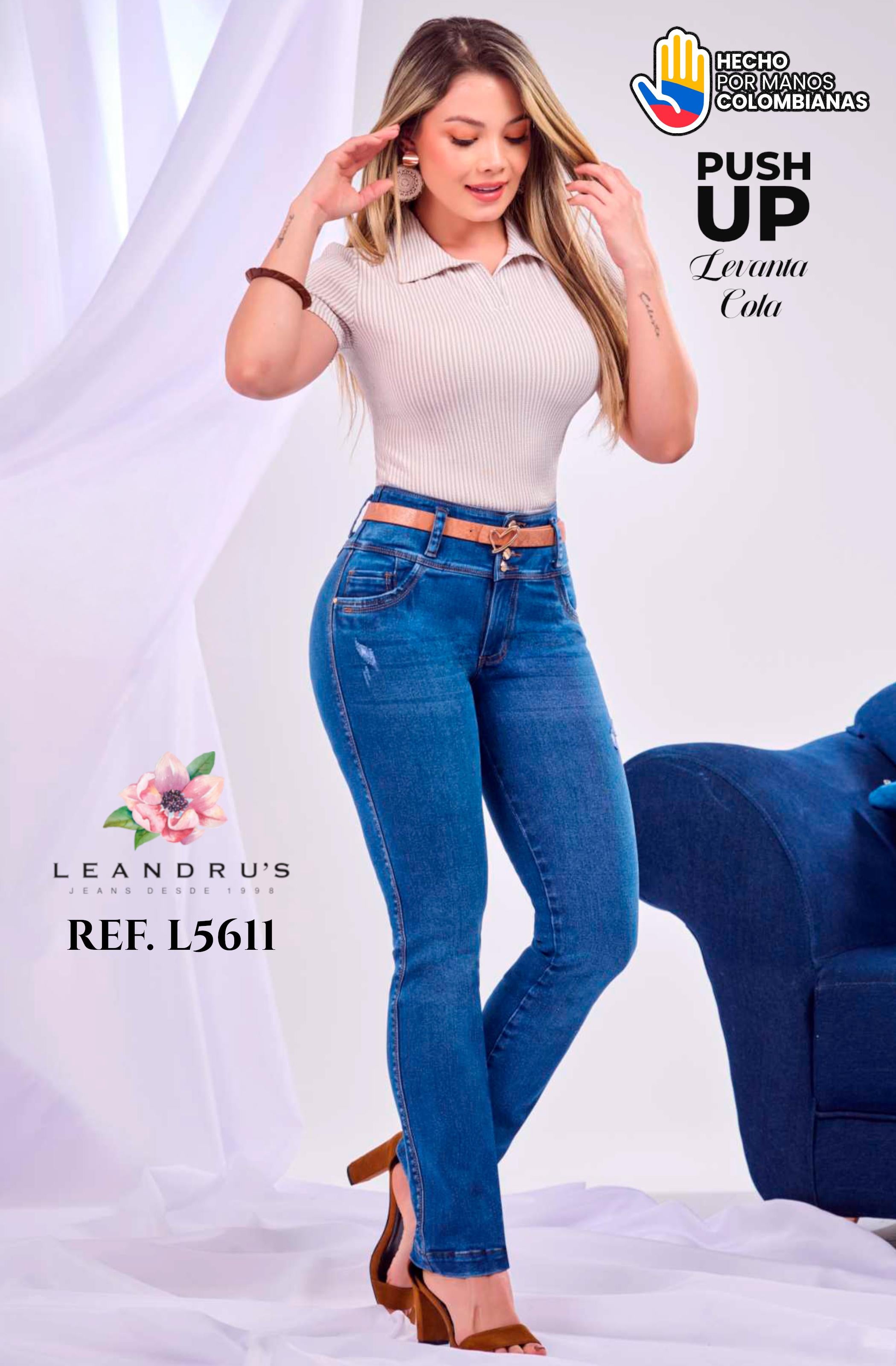 Ref. 10255 -L5611 Jeans Push Up Colombianos