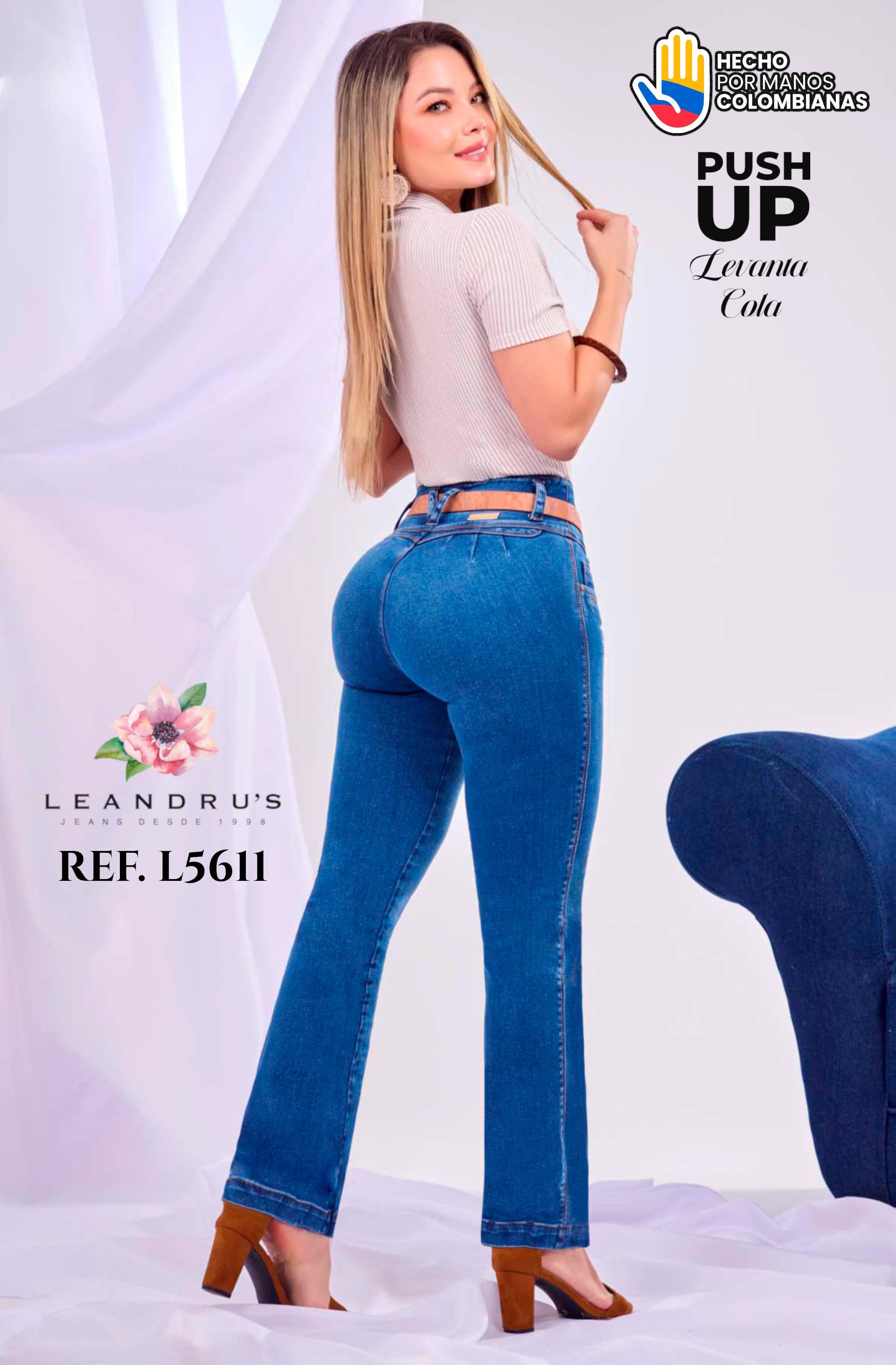 Ref. 10255 -L5611 Jeans Push Up Colombianos