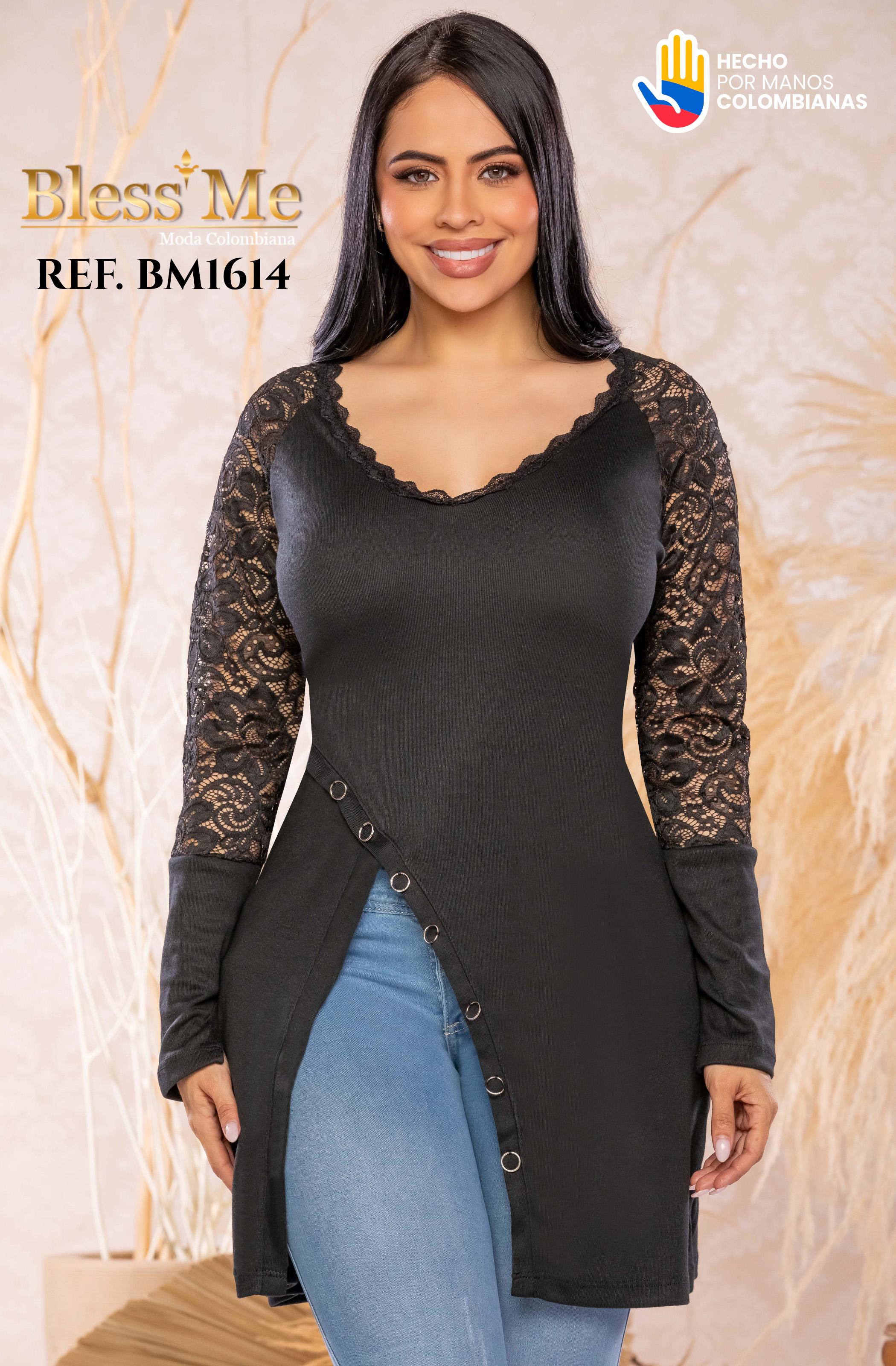 Ref. 058 -BM1614 Blusa colombiana - Ropa Colombiana