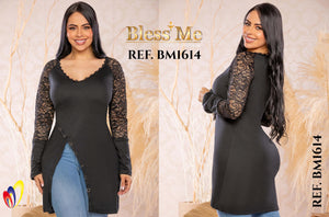 Ref. 058 -BM1614 Blusa colombiana - Ropa Colombiana