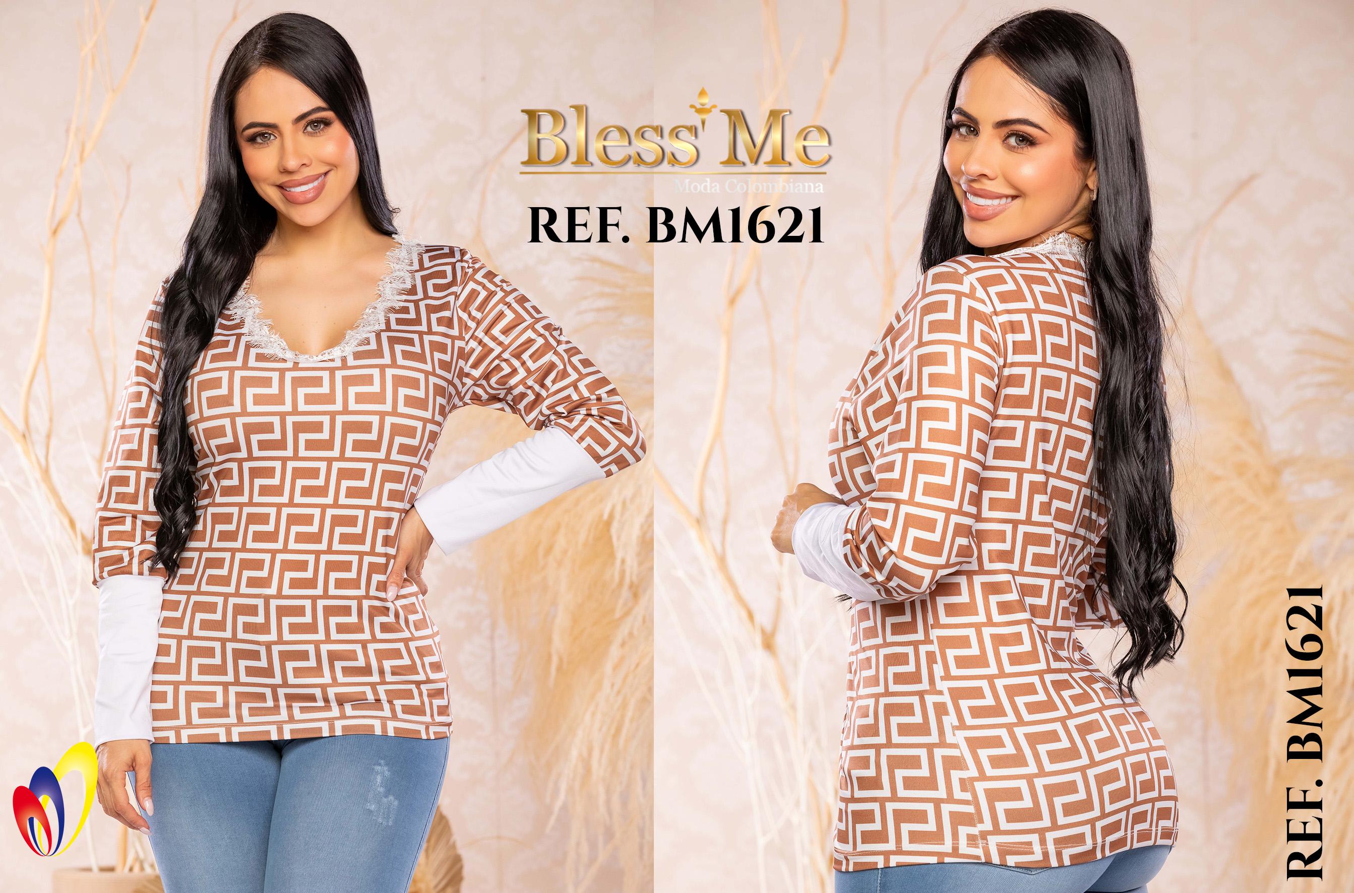 Ref. 058 -BM1621 Blusa colombiana - Ropa Colombiana