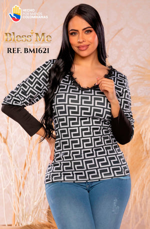 Ref. 058 -BM1621 Blusa colombiana - Ropa Colombiana