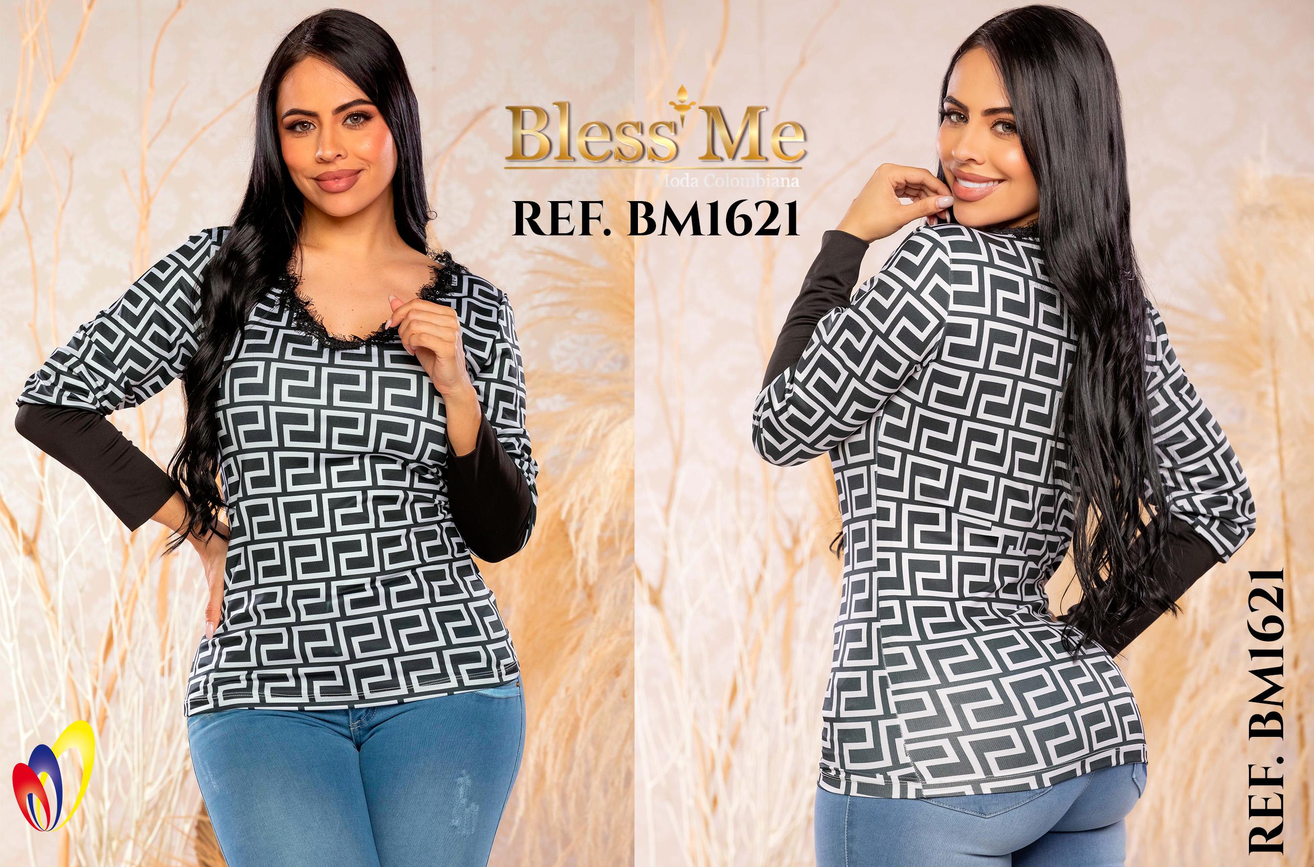 Ref. 058 -BM1621 Blusa colombiana - Ropa Colombiana