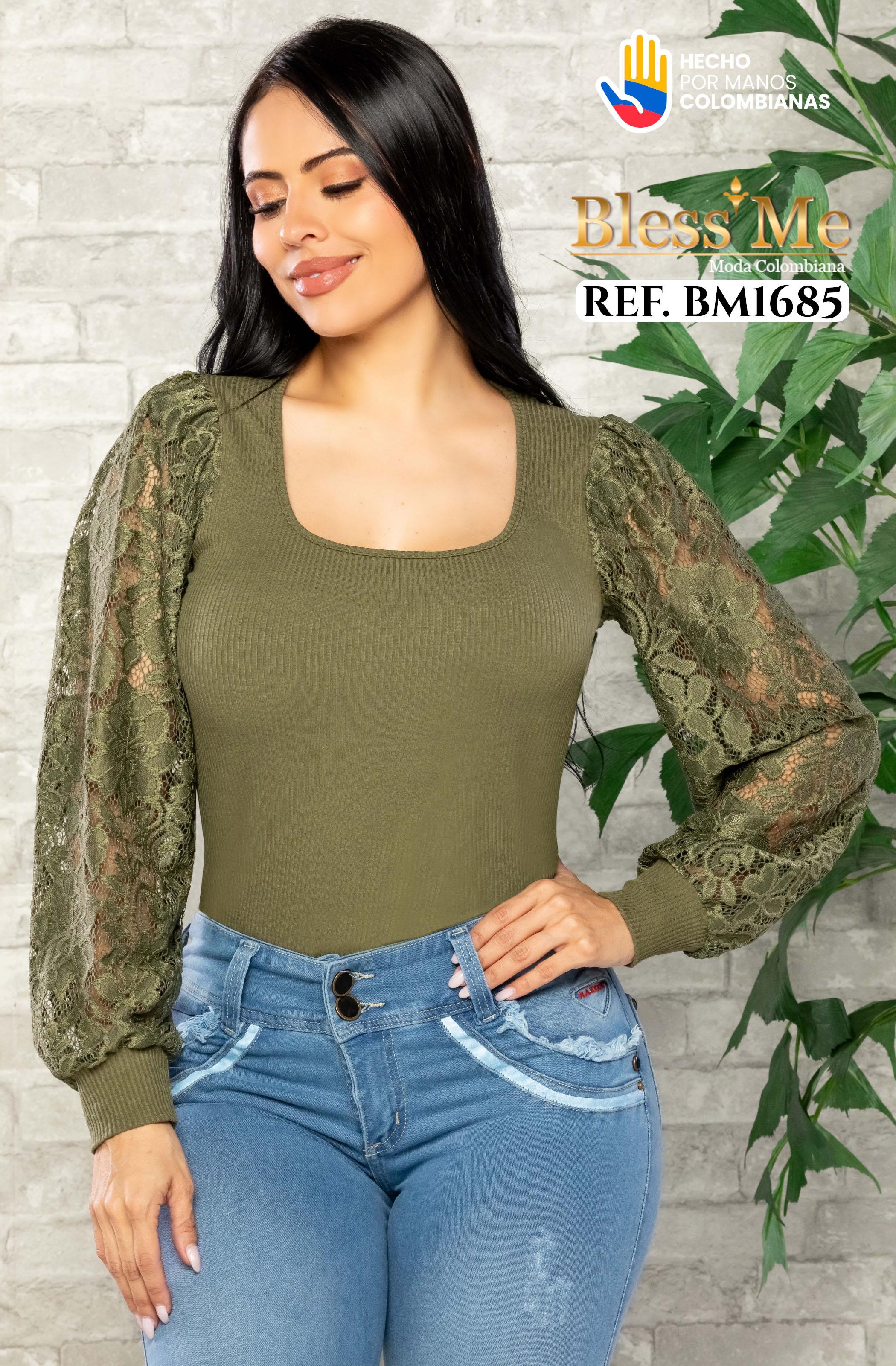 Ref. 058 -BM1685 Blusa Colombiana - Ropa Colombiana