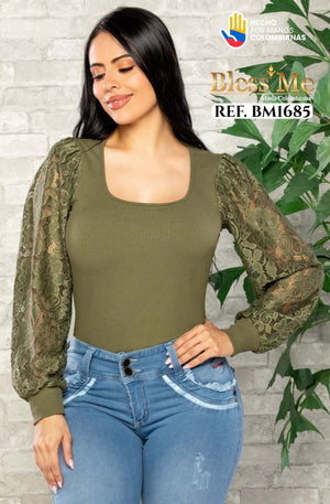 Ref. 058 -BM1685 Blusa Colombiana - Ropa Colombiana