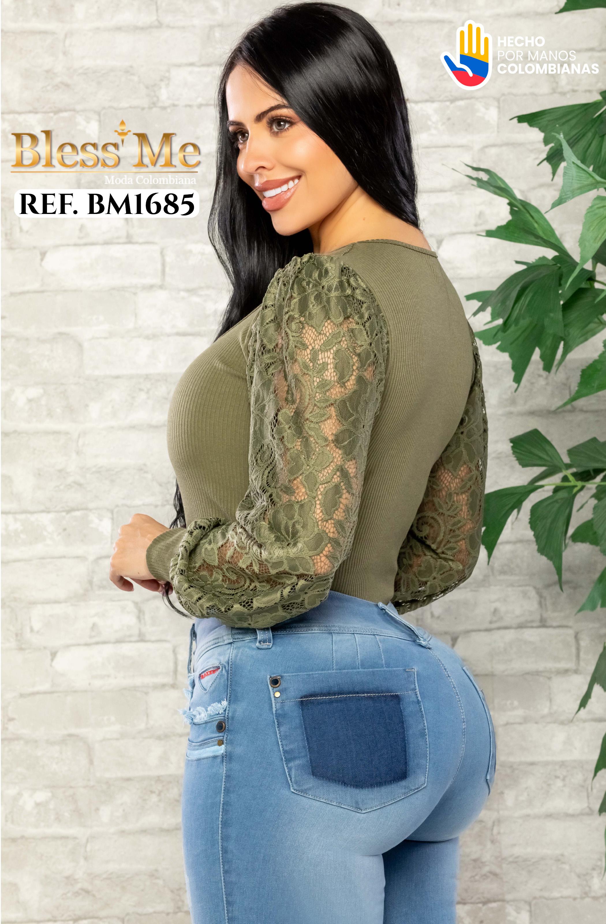 Ref. 058 -BM1685 Blusa Colombiana - Ropa Colombiana