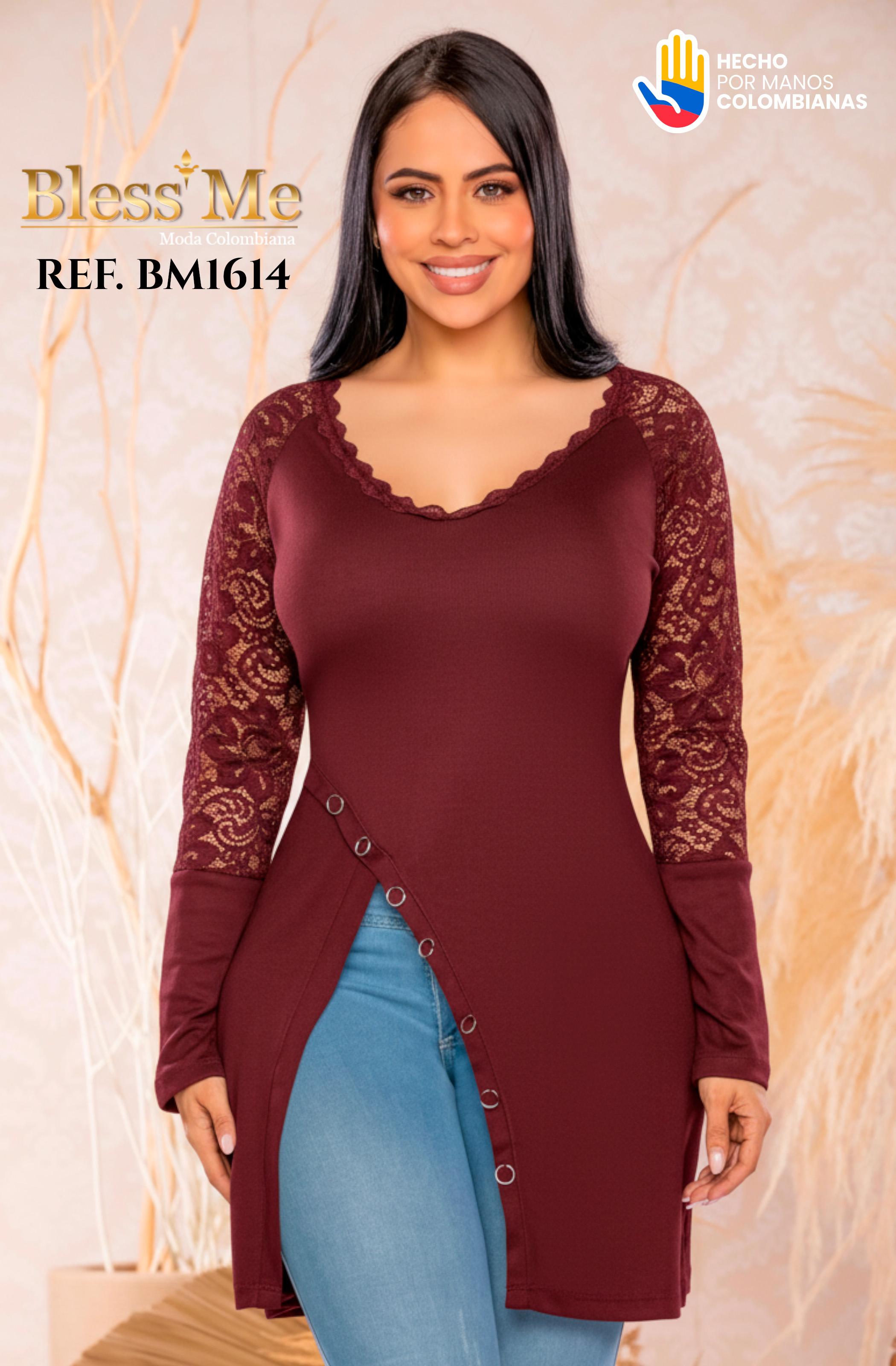 Ref. 058 -BM1614 Blusa colombiana - Ropa Colombiana