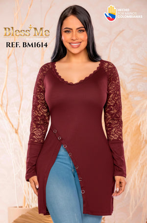 Ref. 058 -BM1614 Blusa colombiana - Ropa Colombiana