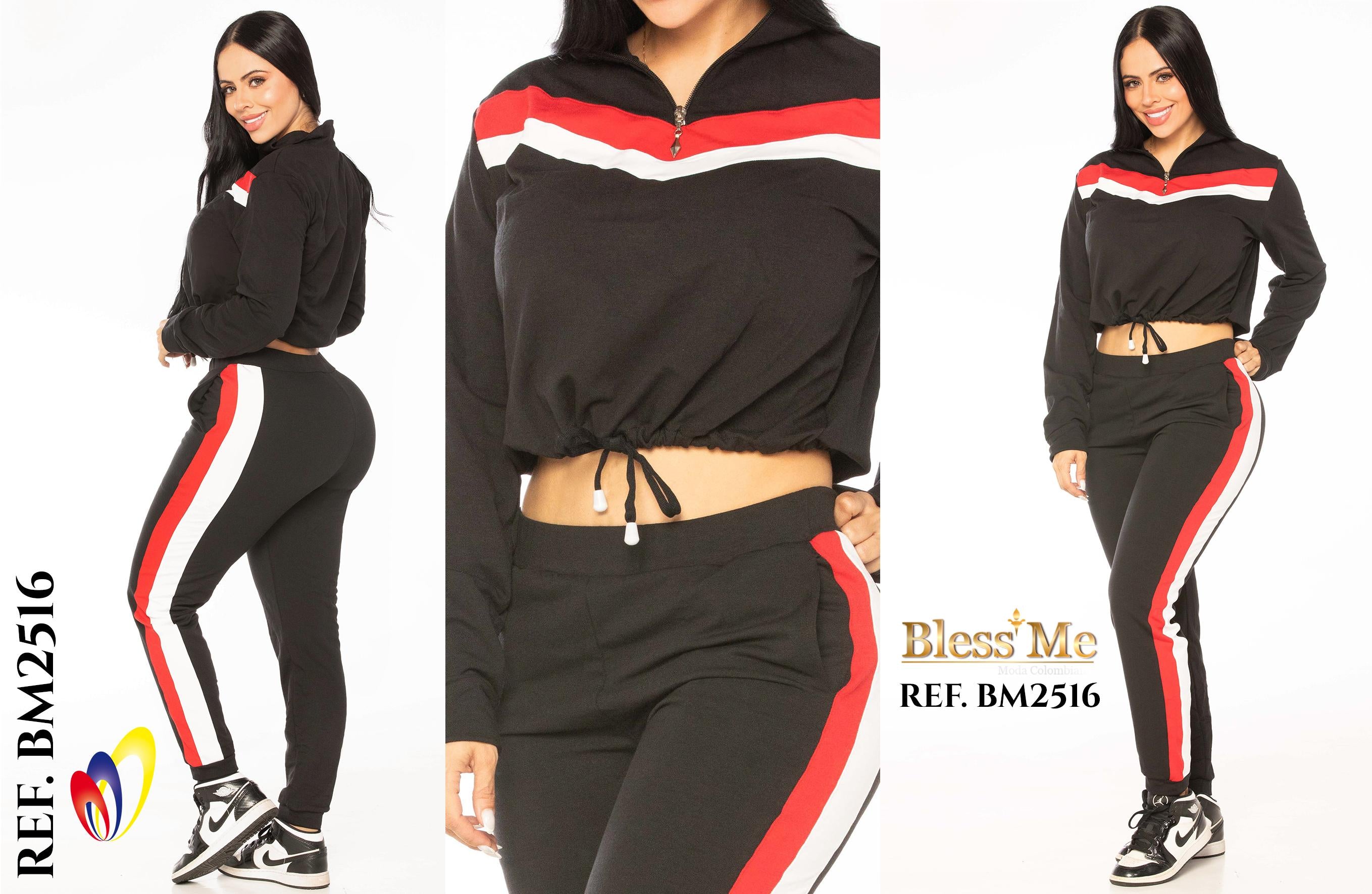 Ref. 058 -BM2516 Conjunto Deportivo - Ropa Colombiana