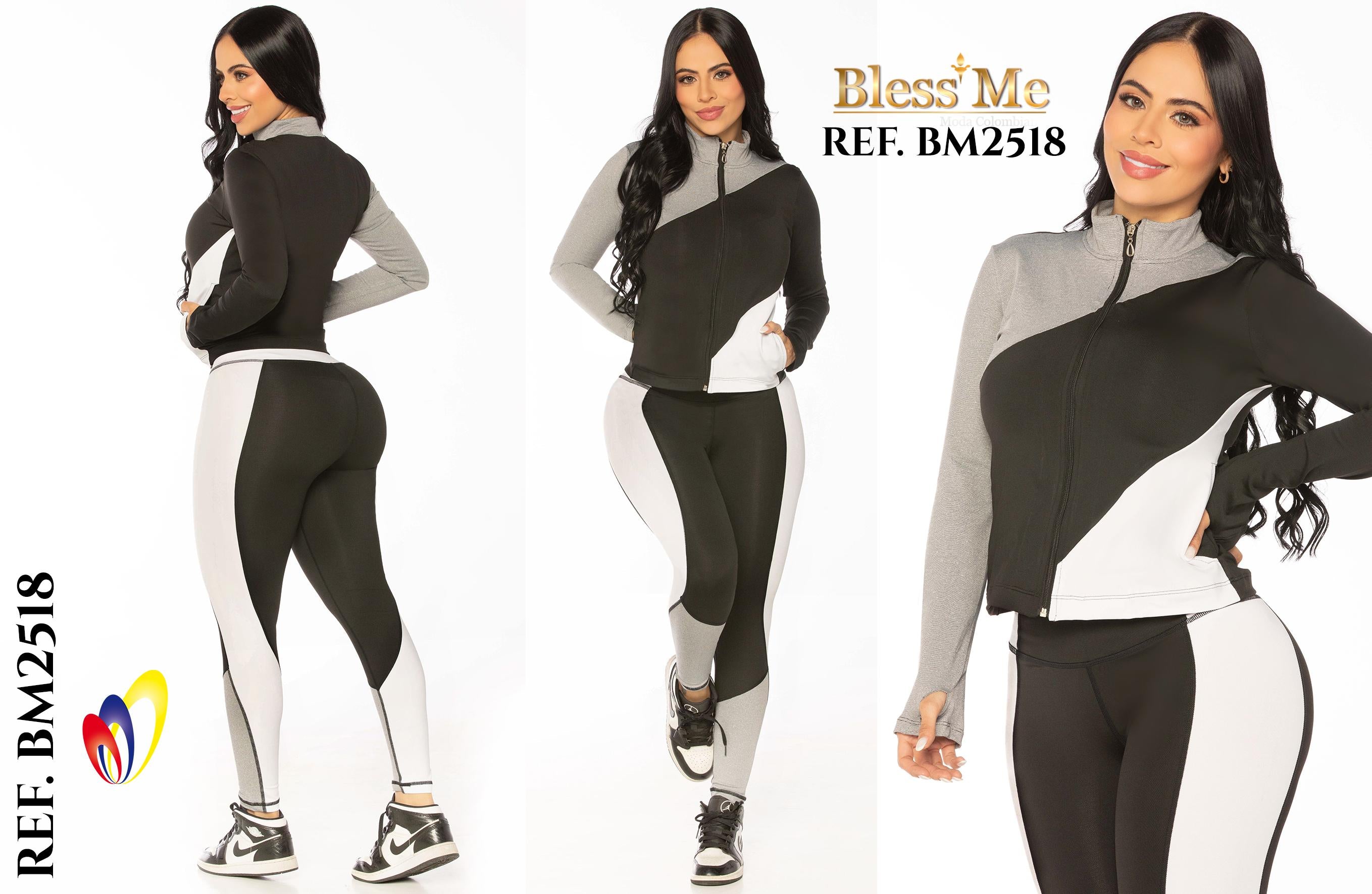 Ref. 058 -BM2518 Conjunto Deportivo - Ropa Colombiana