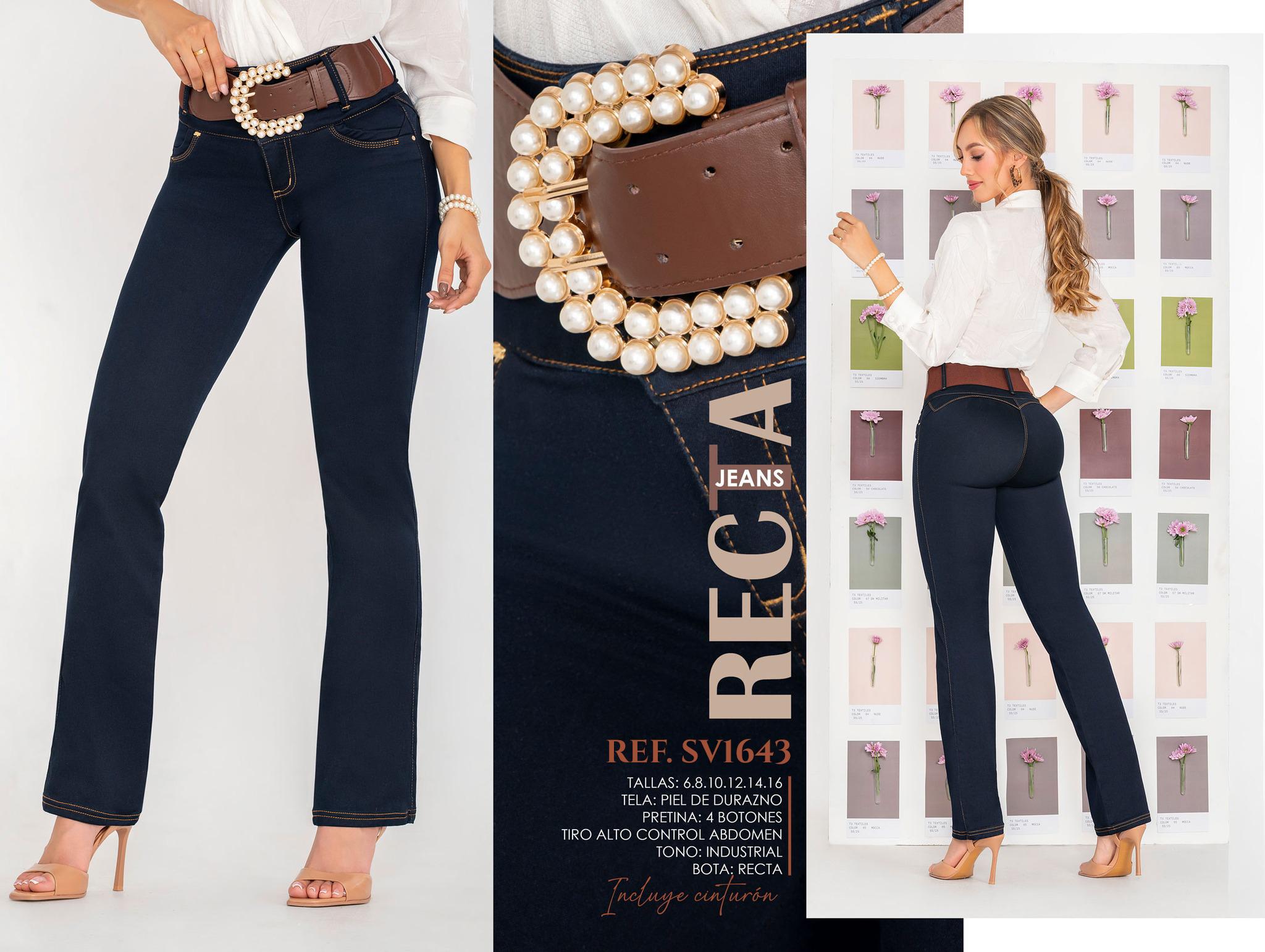 Ref. 053 -SV1643 Jeans Push Up Colombianos