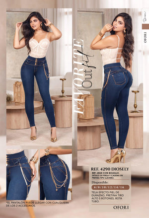 Ref. 8521447 -4290 DIOSELY Jeans Push Up Colombianos - Ropa Colombiana