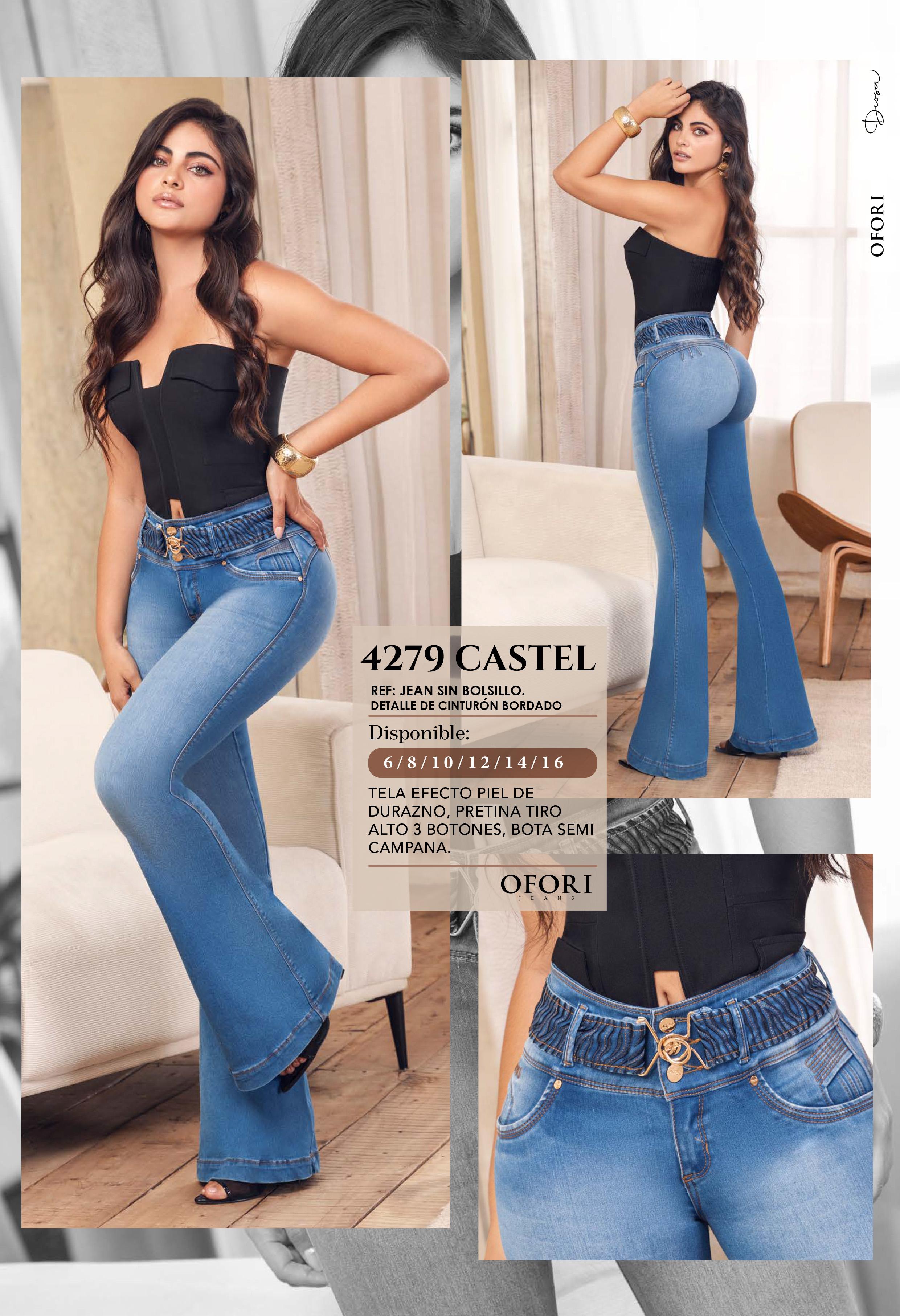 Ref. 8521447 -4279 CASTEL Jeans Push Up Colombianos - Ropa Colombiana