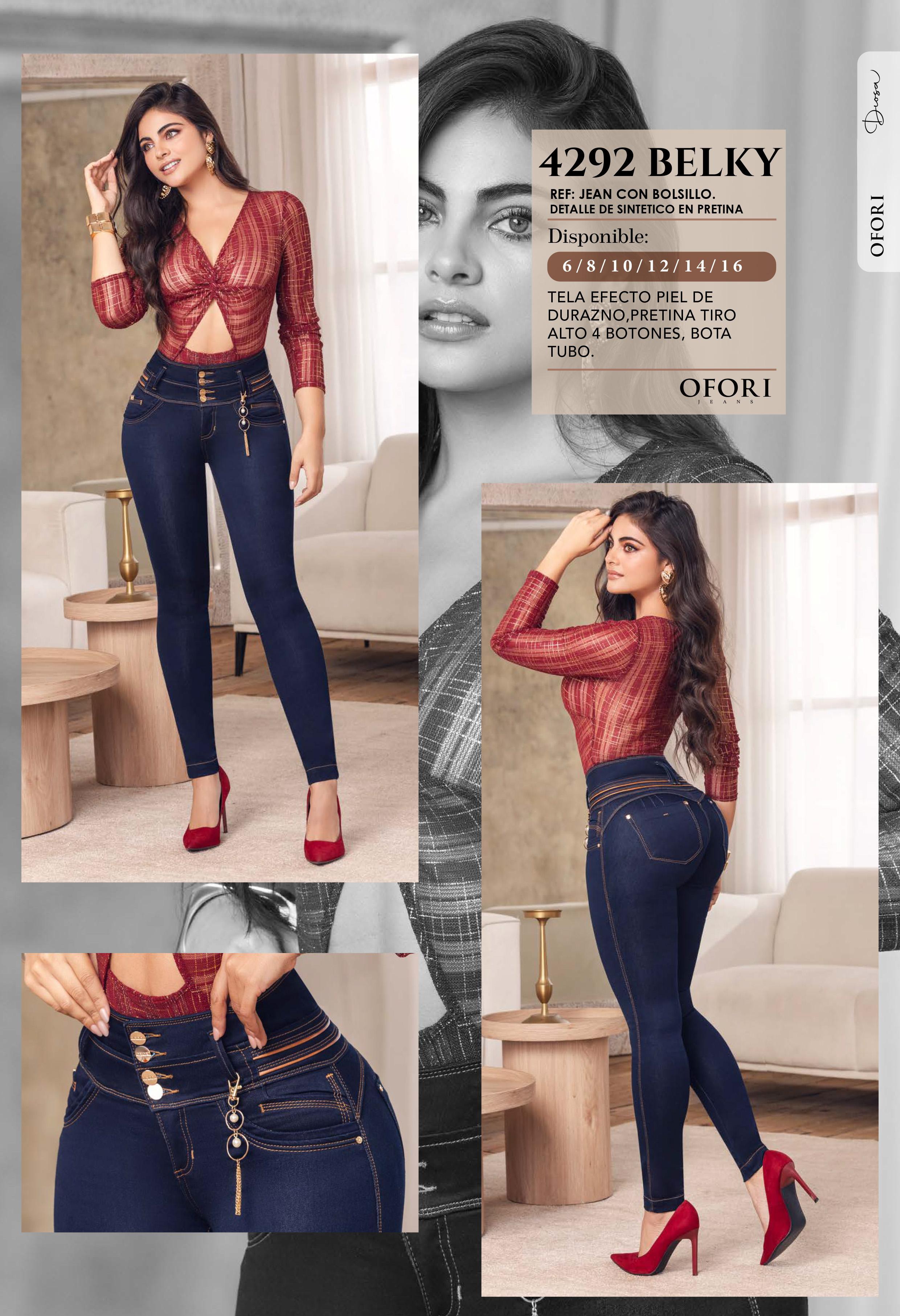 Ref. 8521447 -4292 BELKY Jeans Push Up Colombianos - Ropa Colombiana