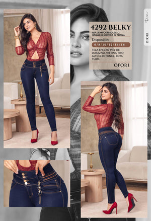 Ref. 8521447 -4292 BELKY Jeans Push Up Colombianos - Ropa Colombiana