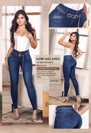Ref. 8521447 -4298 MELANIA Jeans Push Up Colombianos - Ropa Colombiana