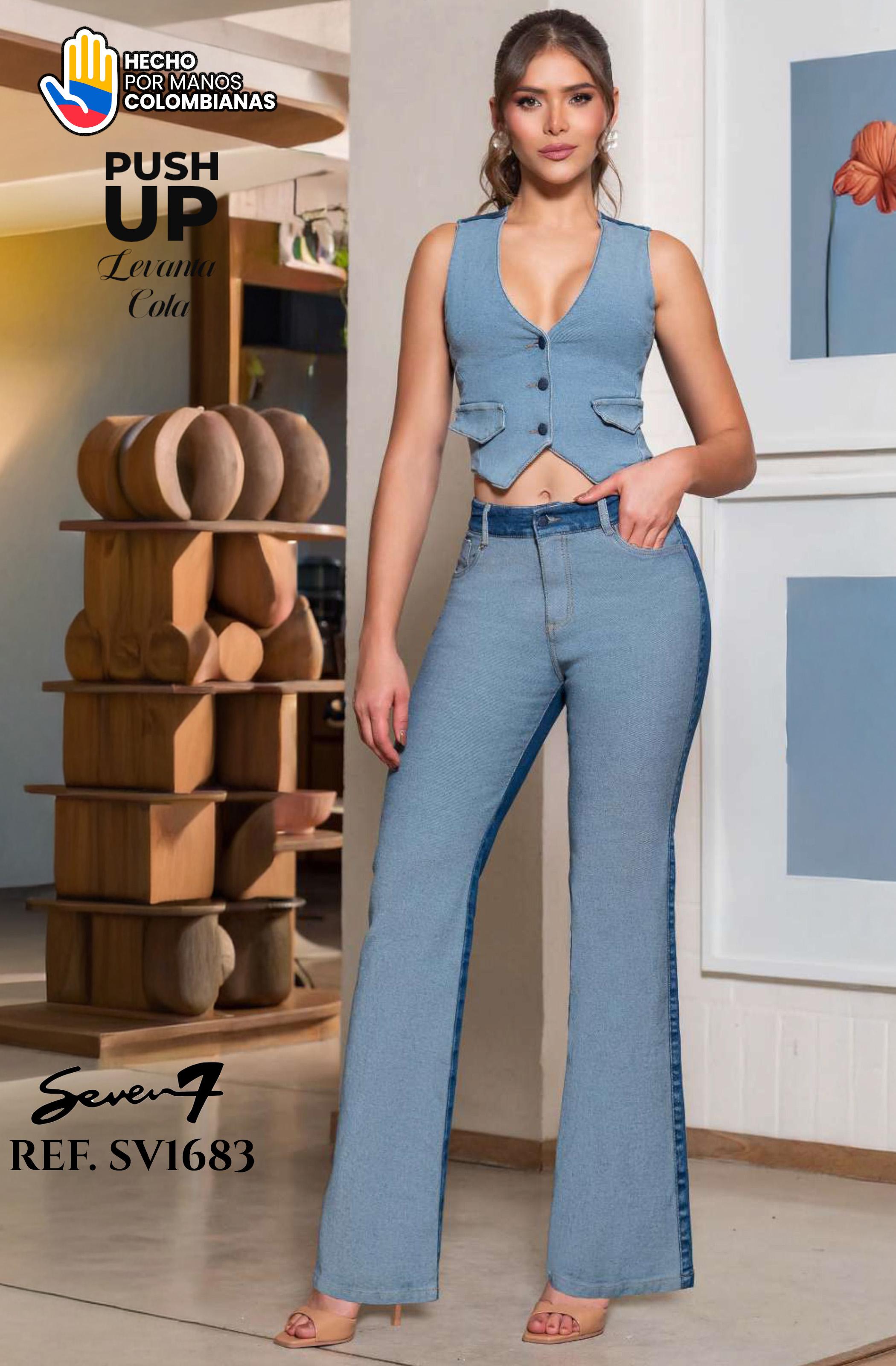 Ref. 053 -SV1683 Jeans Colombianos Push Up - Ropa Colombiana